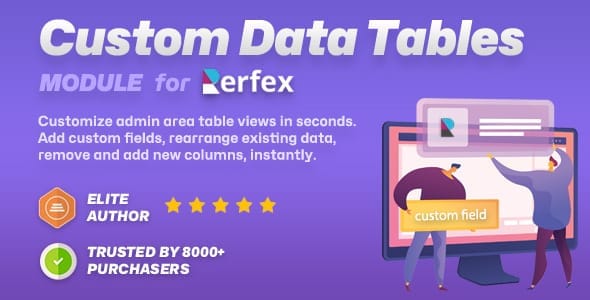 Custom Data Tables for Perfex CRM - screenshot