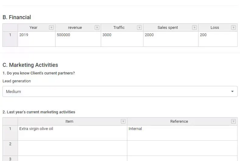 Account Planning for Perfex CRM - table view with powerful filters and customizable columns Account Planning for Perfex CRM - table view with powerful filters and customizable columns