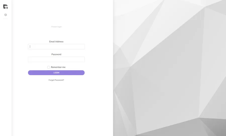 Flat-styled Perfex CRM customer login screen Flat-styled Perfex CRM customer login screen