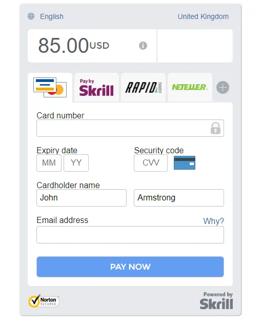 Configuring the Skrill payment gateway in Perfex CRM settings Configuring the Skrill payment gateway in Perfex CRM settings