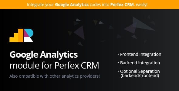 Google Analytics Integration module for Perfex CRM - screenshot