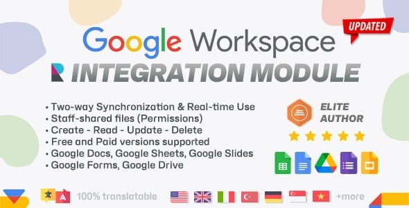 Google Workspace Integration module for Perfex CRM - screenshot