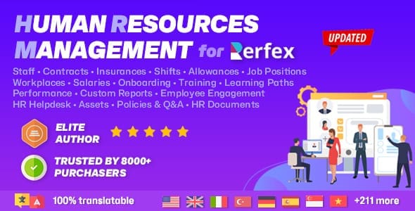 Human Resources Management (HRM) & Workforce Automation module - Perfex CRM module