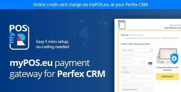 myPOS Payment Gateway Integration for Perfex CRM - screenshot