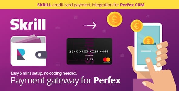 Skrill Payment Gateway Integration for Perfex CRM - screenshot