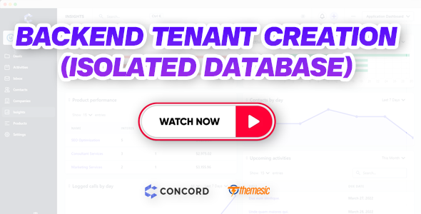 SaaS module for Concord - Transform your CRM into a Powerful Multi-Tenancy Solution - 9