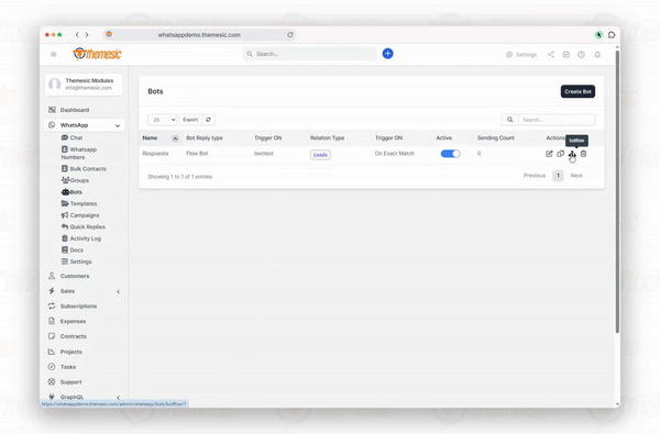 WhatsApp Official Cloud API Chat & Marketing module for Perfex CRM - 4