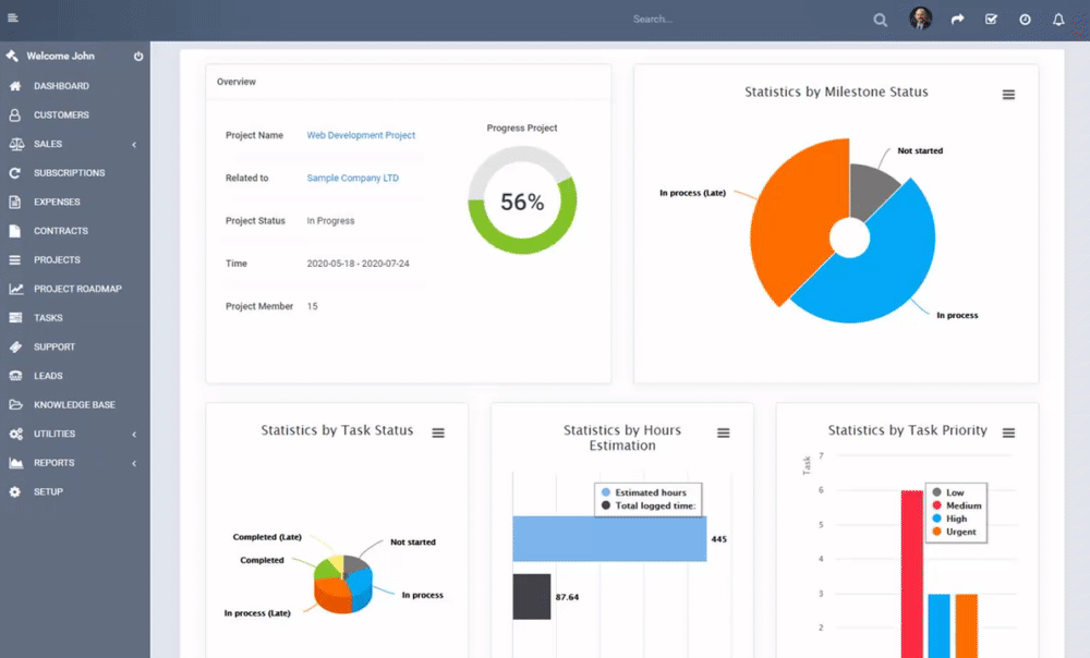 Project Roadmap - Advanced Reporting for Perfex CRM Projects - 1