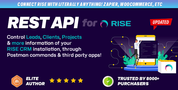 REST API plugin for RISE CRM - Connect RISE with third party applications