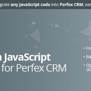 Custom JavaScript module for Perfex
