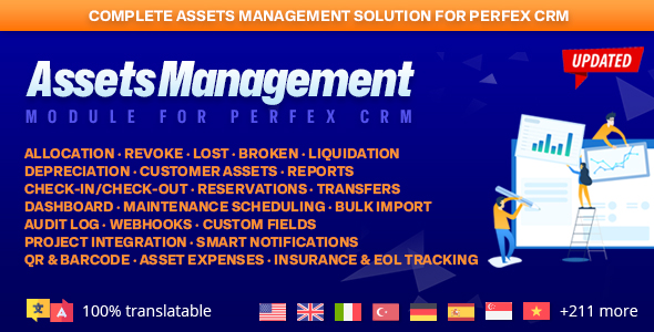 Assets Management module for Perfex CRM