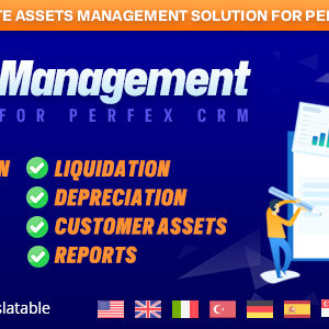 Assets Management module for Perfex CRM - Organize company and client assets