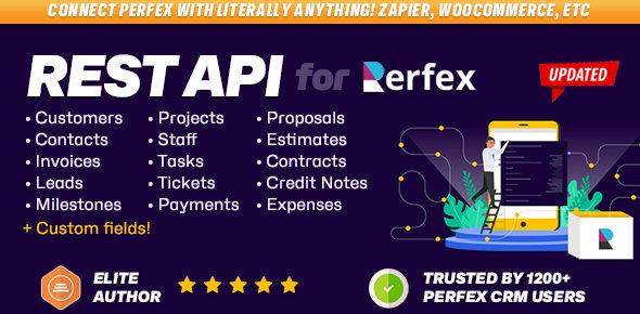 REST API module for Perfex CRM - Connect your Perfex CRM with third party applications