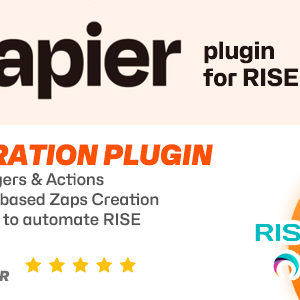 Zapier plugin for RISE CRM - Unlimited Automations with 7000+ services